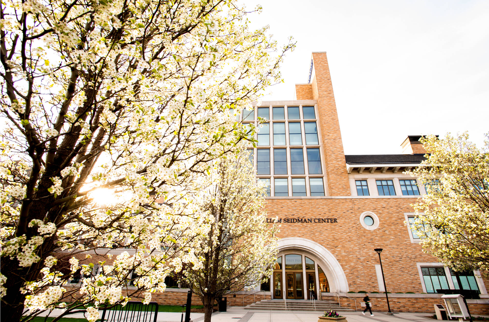 Seidman Center in spring